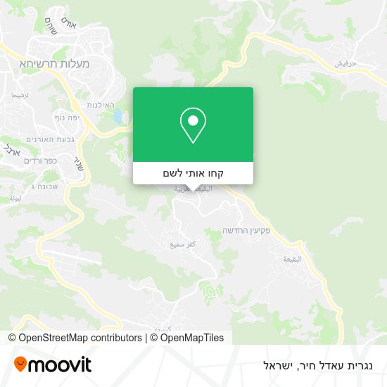 מפת נגרית עאדל חיר
