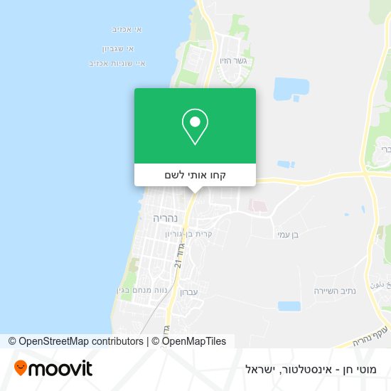 מפת מוטי חן - אינסטלטור