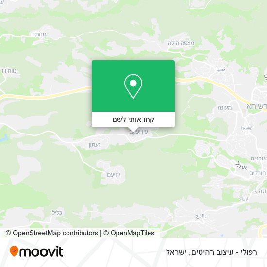 מפת רפולי - עיצוב רהיטים