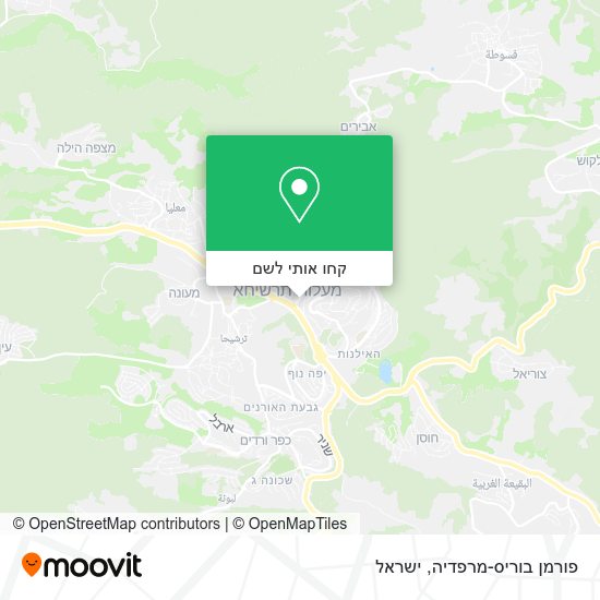 מפת פורמן בוריס-מרפדיה