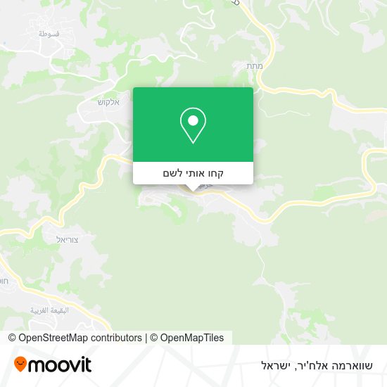 מפת שווארמה אלח'יר