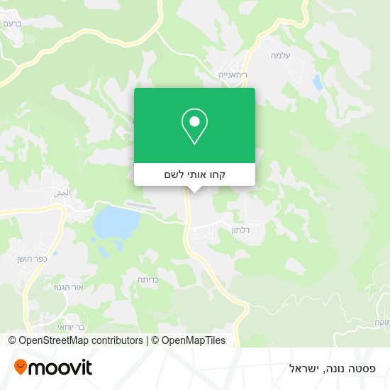 מפת פסטה נונה