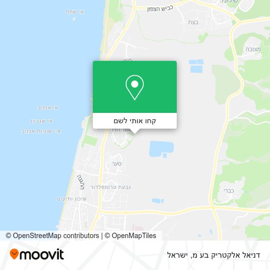 מפת דניאל אלקטריק בע מ