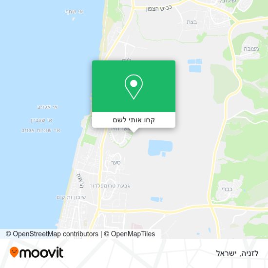 מפת לזניה
