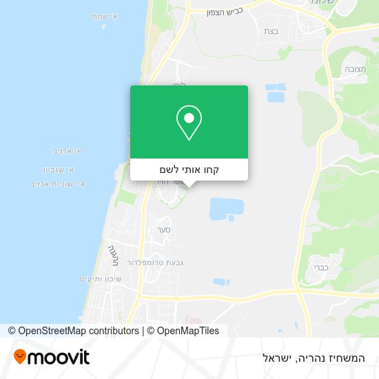 מפת המשחיז נהריה