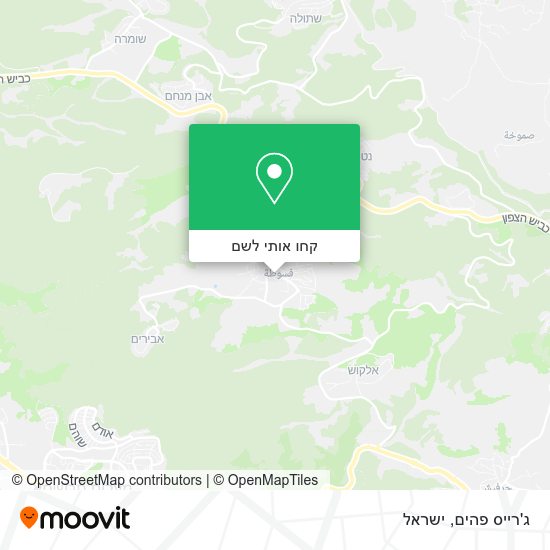 מפת ג'רייס פהים