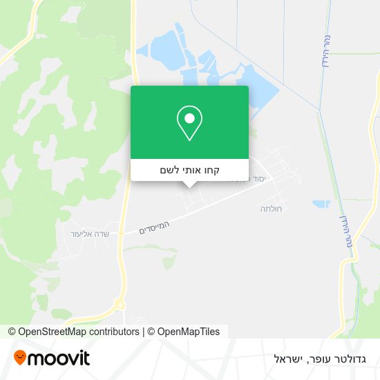 מפת גדולטר עופר