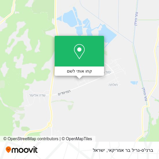 מפת ברני'ס-גריל בר אמריקאי
