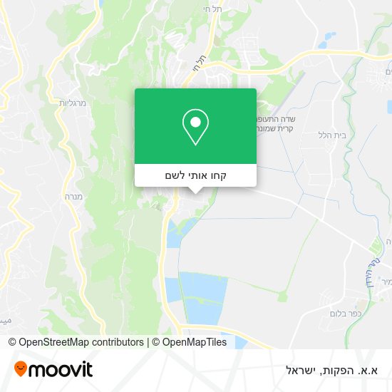 מפת א.א. הפקות