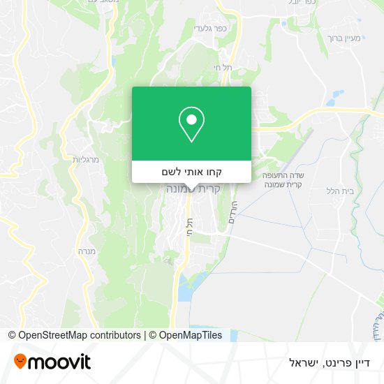 מפת דיין פרינט
