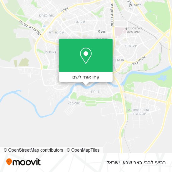 מפת רביעי לבבי באר שבע