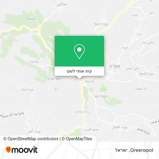 מפת Greenspot