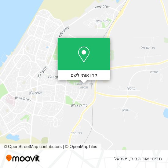 מפת תריסי אור הבית
