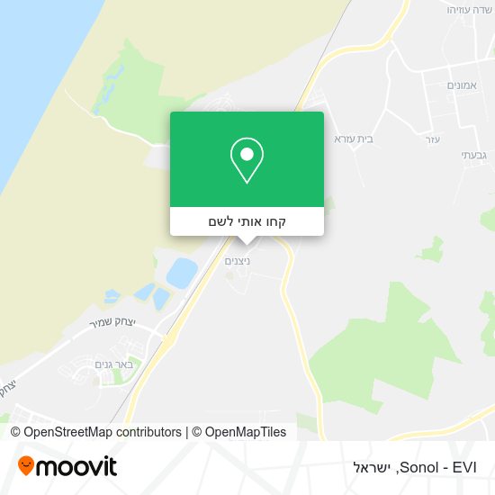 מפת Sonol - EVI