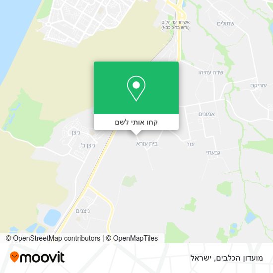 מפת מועדון הכלבים