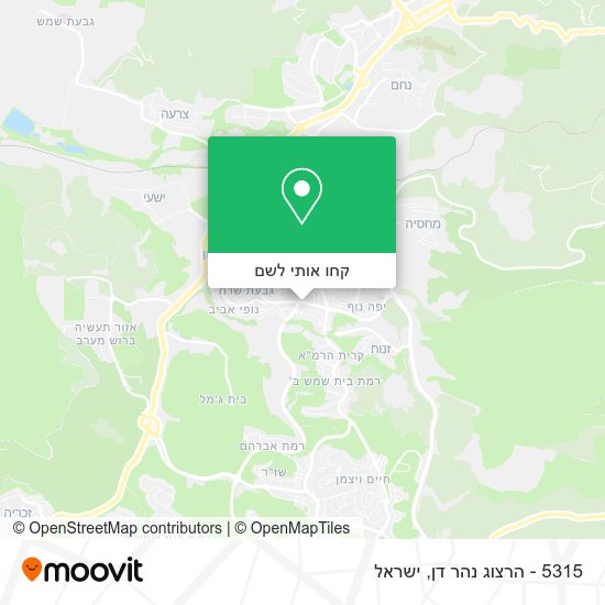 מפת 5315 - הרצוג נהר דן
