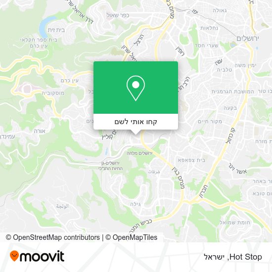 מפת Hot Stop