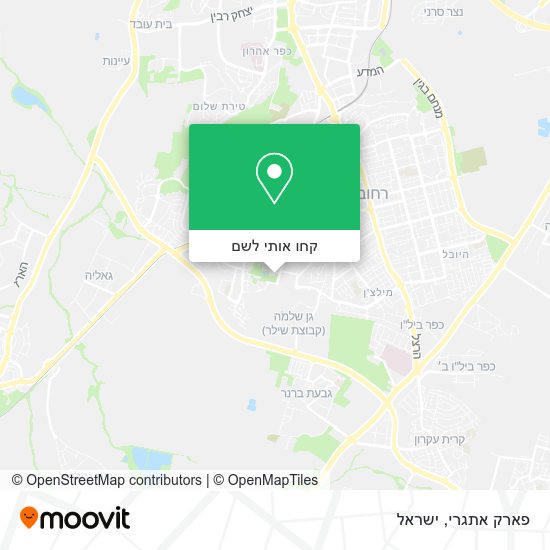 מפת פארק אתגרי