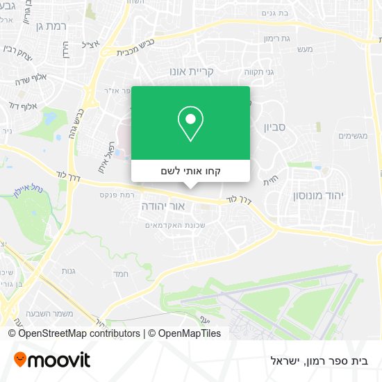 מפת בית ספר רמון