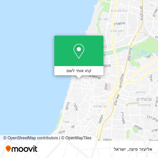 מפת אליעזר פיצה