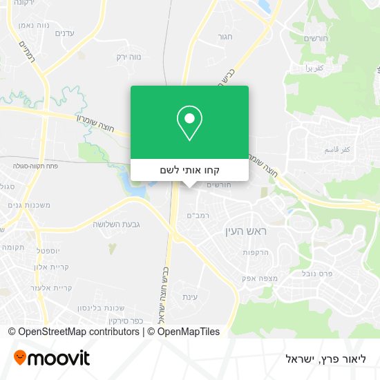 מפת ליאור פרץ