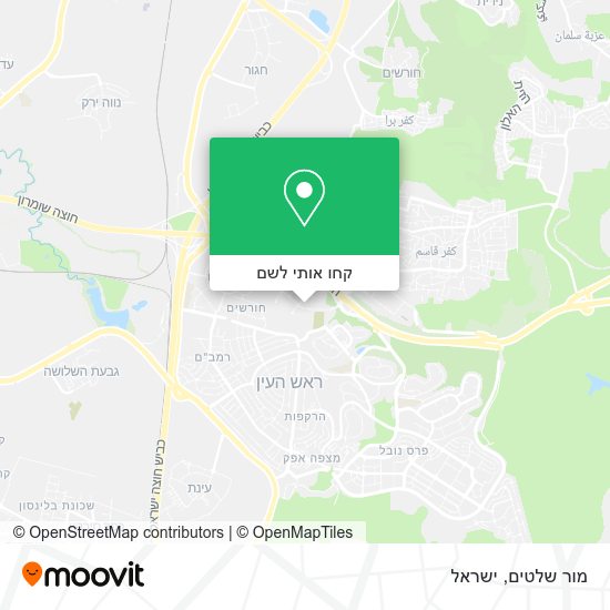 מפת מור שלטים