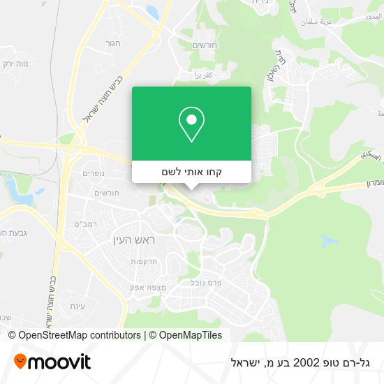 מפת גל-רם טופ 2002 בע מ