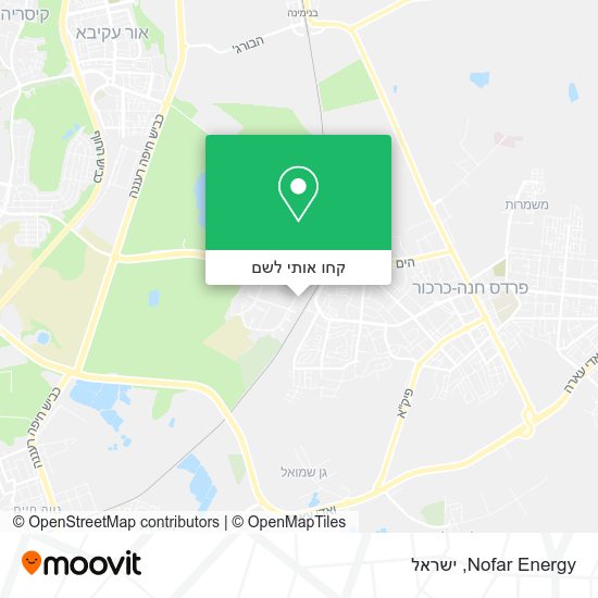 מפת Nofar Energy