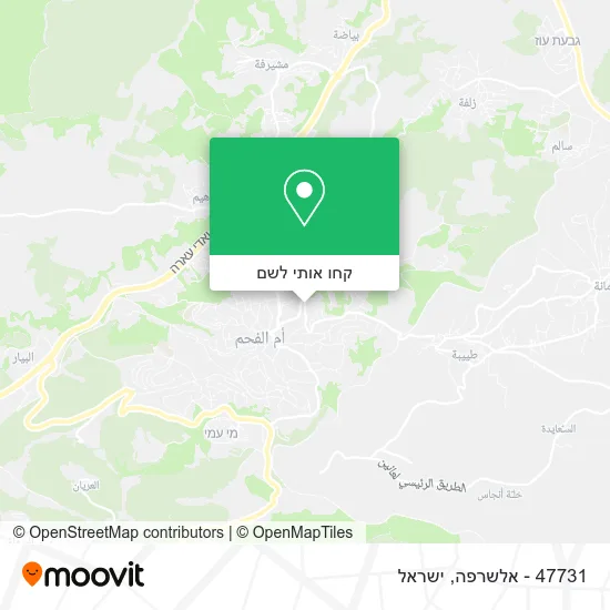 מפת 47731 - אלשרפה