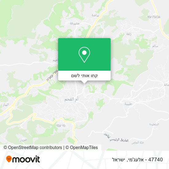 מפת 47740 - אלעג'מי