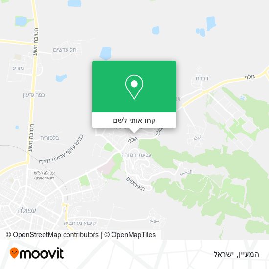 מפת המעיין