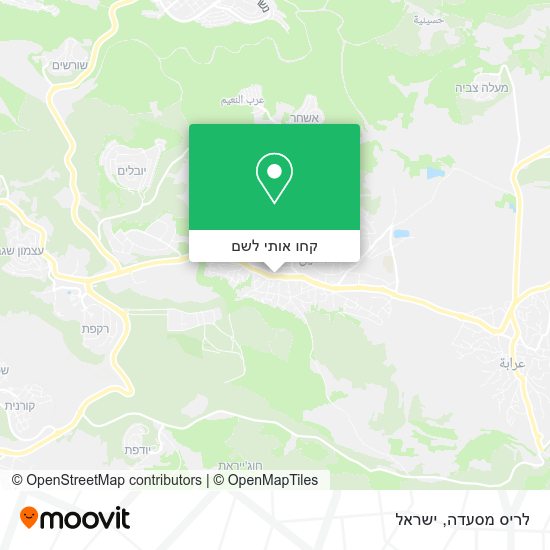 מפת לריס מסעדה