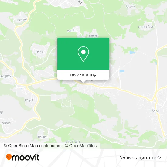 מפת לריס מסעדה