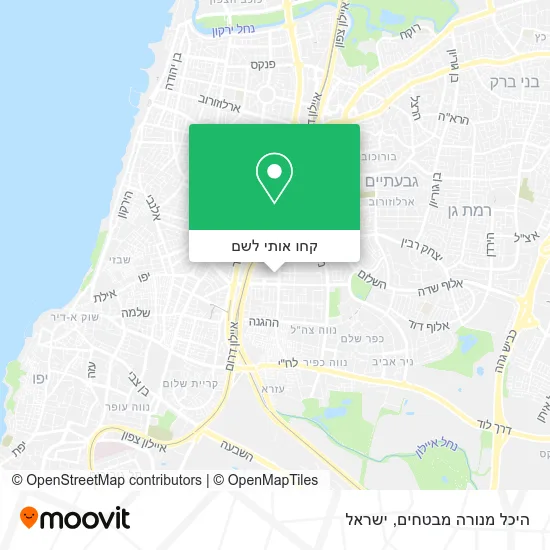 מפת היכל מנורה מבטחים