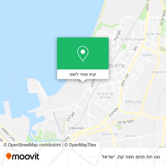 איך מגיעים לסט חת מחמ חפה קת בחיפה באוטובוס או רכבת ישראל?