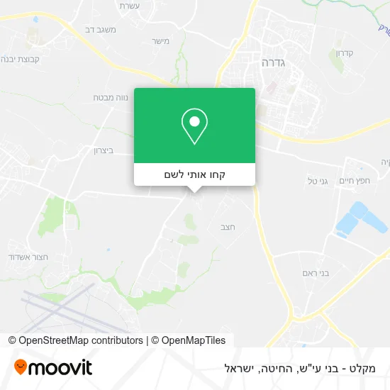 איך מגיעים למקלט - בני עי