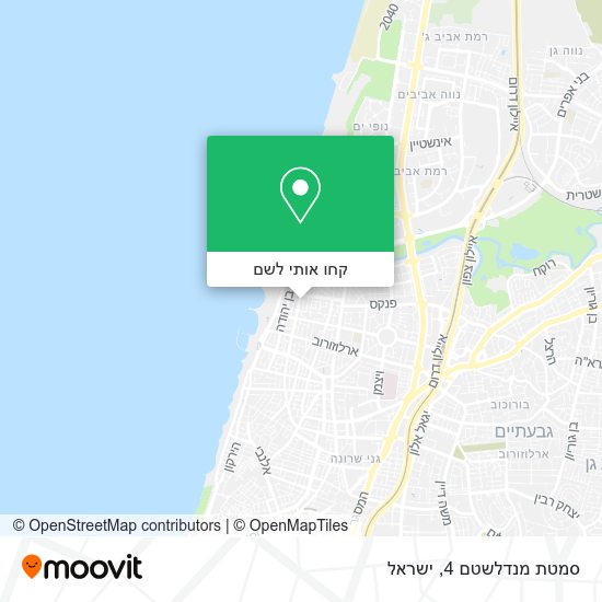 מפת סמטת מנדלשטם 4