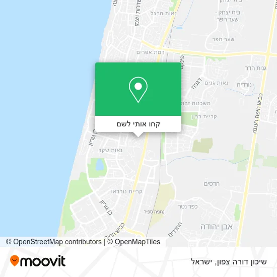 מפת שיכון דורה צפון