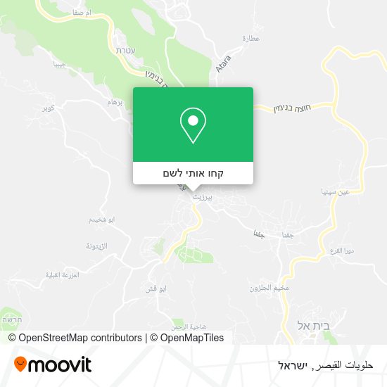 מפת حلويات القيصر