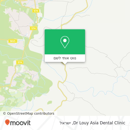 מפת Dr Louy Asia Dental Clinic