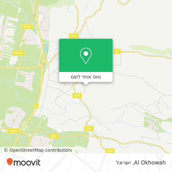 מפת Al Okhowah