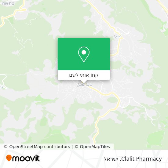 מפת Clalit Pharmacy