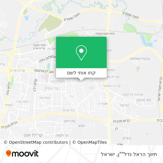 מפת תיווך הראל נדל""ן