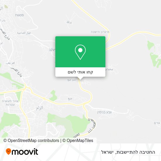 מפת החטיבה להתיישבות