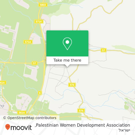 מפת Palestinian Women Development Association