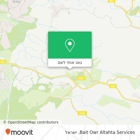מפת Bait Owr Altahta Services