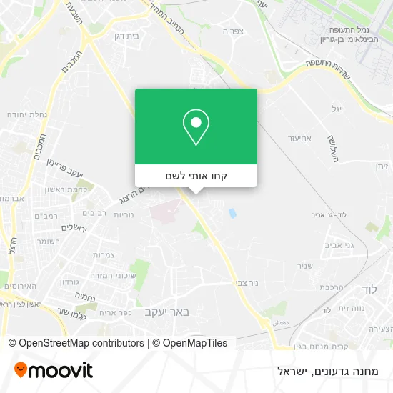מפת מחנה גדעונים