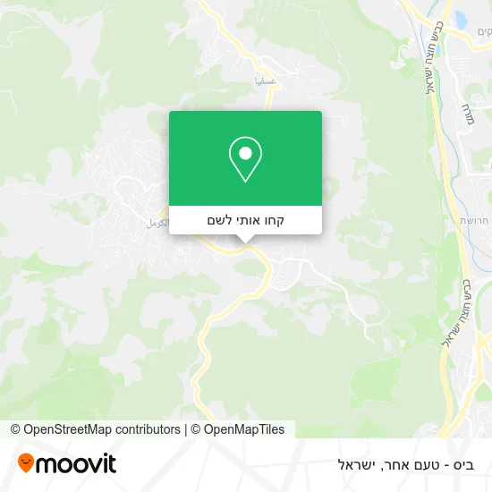 מפת ביס - טעם אחר
