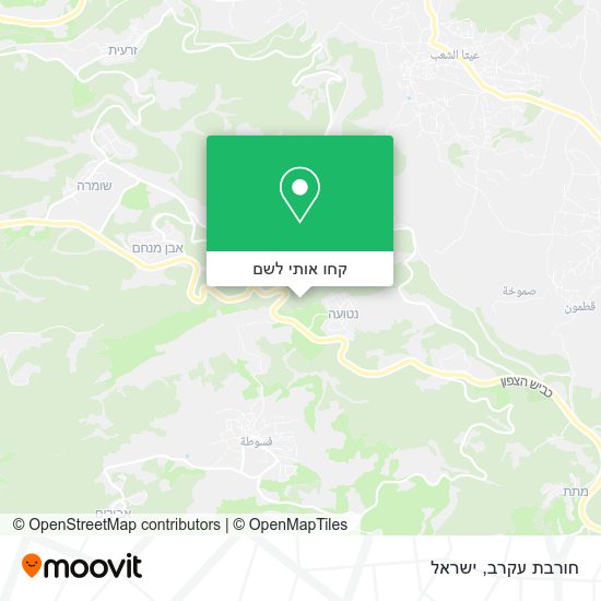 מפת חורבת עקרב