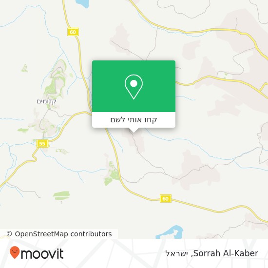 מפת Sorrah Al-Kaber